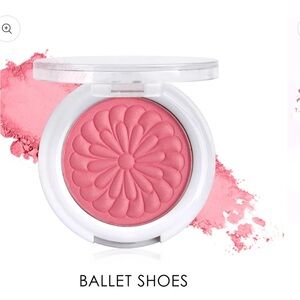 Seraphine Marshmallow Blush in Ballet Shoes with Purple Quilted Pouch